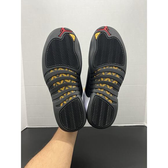 Air Jordan 12 Retro Taxi 2025 CT8013 117 Size 9 Black White Flu Bulls Tux